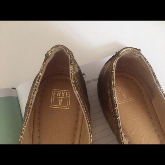 FRYE Metallic Carson Ballet Flats - Picture 7 of 7